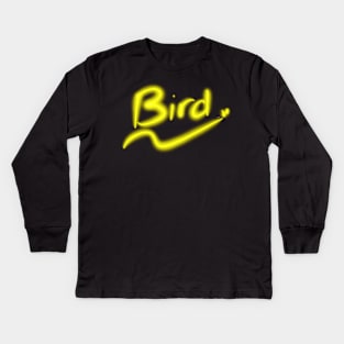 Glow Bird Kids Long Sleeve T-Shirt